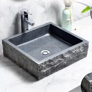 Lavabos <span class=keywords><strong>en</strong></span> <span class=keywords><strong>pierre</strong></span> de granit gris naturel pour salle de bain extérieure, <span class=keywords><strong>pas</strong></span> <span class=keywords><strong>cher</strong></span>, <span class=keywords><strong>en</strong></span> vente - Product Image 2