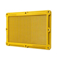 Panneau de tamis vibrant en polyuréthane, maille soudée, plaque de criblage durable pour la séparation dans les carrières et l'exploitation minière, disponible sur mesure