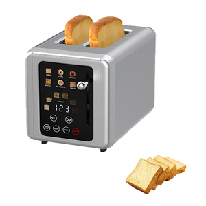Función <span class=keywords><strong>de</strong></span> descongelación <span class=keywords><strong>Tostadora</strong></span> digital inteligente <span class=keywords><strong>de</strong></span> 2 rebanadas para 6 máquinas <span class=keywords><strong>de</strong></span> desayuno tipo pan 6 opciones <span class=keywords><strong>de</strong></span> engranajes Función <span class=keywords><strong>de</strong></span> recalentamiento 30 segundos - Product Image 2