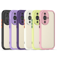 Coque de téléphone rigide antichoc en acrylique transparent anti-rayures coloré pour Huawei Nova 11 SE 12 Ulttra Pro Lite Enjoy 70