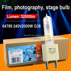 <span class=keywords><strong>Bombilla</strong></span> Halógena para Fotografía Cinematográfica O-SRAM 64742 <span class=keywords><strong>500W</strong></span> GY9.5 64787 240V2000W G22 64789 G38 64745 230V1000W GX9.5 - Product Image 2