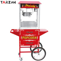 Easy Move CE Approved Organic Glass Commercial Popcorn Machine