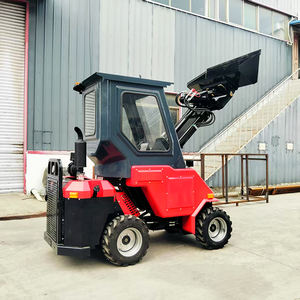 Livraison gratuite excavatrice télescopique compacte avec moteur diesel chargeuse sur roues pour les industries du jardin et de la ferme grande remise - Product Image 2