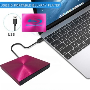 Yeni alüminyum alaşım Blu-ray oynatıcı USB3.0 harici bluray brülör yazar 3D 4K blu-ray film laptop için oynarken