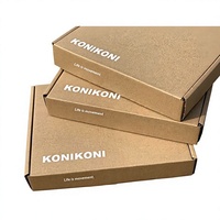 Boîte d'expédition pliable en papier kraft blanc extra-résistant et anti-écrasement avec logo imprimé pour usage agricole