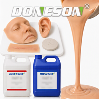 Silicone liquide souple réaliste pour le corps humain, série DSA-42XX A/B, silicone de moulage à durcissement à température ambiante 1:1
