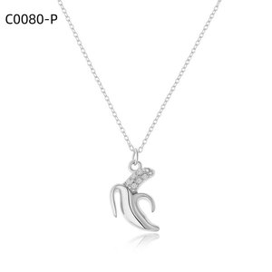 Collar de Moda con Circonia C0080 para Mujer, Joyería de Alta Calidad - Product Image 1