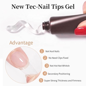 BORN PRETTY Gel adhesivo súper fuerte de larga duración logotipo personalizado puntas de uñas sólidas pegamento Gel Nail Art pegamento para prensa en uñas - Product Image 3
