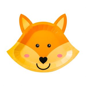 Platos de Papel con Diseño de Animales Personalizados JIALIN, Artículos Desechables para Fiestas, Decoración de Mesa - Product Image 5