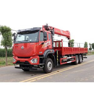 Camion-grue Sinotruk Ho Wo 6x4 avec grue télescopique Sany de 14 tonnes, camion de levage pour travaux d'ingénierie - Product Image 6