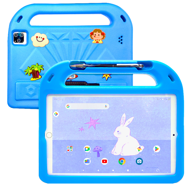 Durable 7 Inch Kids Tablet 2GB RAM 32GB ROM Android 7 Quad Core MTK6735 Factory Direct for Boys and Girls Age 3-7