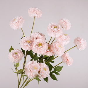 Fleur Artificielle Lotus Crème 74cm Branche Unique Haute Simulation Décoration Mariage Ornement Maison - Product Image 1