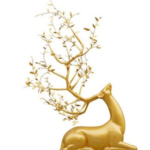 Escultura de Ciervo Sika Jiahua de Fibra de Vidrio para Decoración de Jardín Exterior, Figura de Animal para Montar en el Suelo - Product Image 2