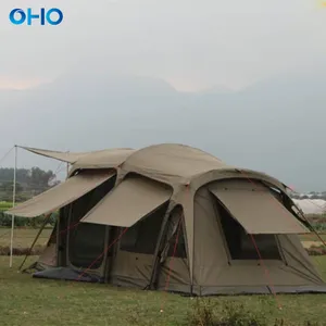 OHO 야외 풍선 캠핑 텐트 폭풍 비 제어 두꺼운 공기 열 5-8 자동 텐트