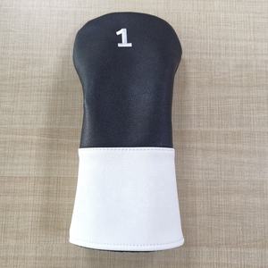 Couvre-chefs en bois de golf en cuir PU vintage avec logo personnalisé - Product Image 3