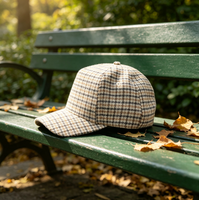 Warna Kustom  Snapback 5-Panel Tanpa Struktur dengan Pola Huruf Vintage, Penutup Gesper Logam, Bahan Kanvas