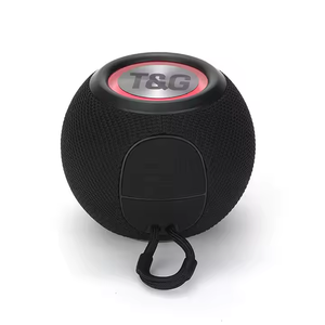 TG-337 Wireless Portable Super Mini Waterproof Fabric BT <b>Speakers</b> <b>LED</b> Colorful Light Active Music <b>Speaker</b> Box - Product Image 1