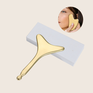 Most <strong>Popular</strong> Products for 2024 Hand Held Body Massager Gua Sha Massage Face Brass Copper Guasha Massage Tool - Product Image 3