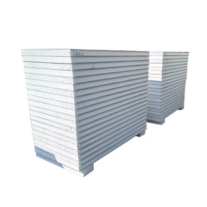 Panneaux sandwich <span class=keywords><strong>EPS</strong></span> pour la construction de bâtiments neufs, ignifuges B1, revêtement métallique, pour usage scolaire, en vente - Product Image 2