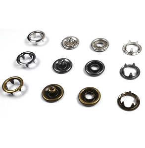 Nhà Máy Giá Kim Loại Brass <span class=keywords><strong>7.5Mm</strong></span> 9.5Mm 10Mm <span class=keywords><strong>Prong</strong></span> <span class=keywords><strong>Snap</strong></span> Fastener Vòng <span class=keywords><strong>Snap</strong></span> Nút - Product Image 5