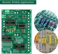 800PCS Metal Film Resistor Pack+5mm LED Light Kit 1% Precision 10R-1M Electronic Components