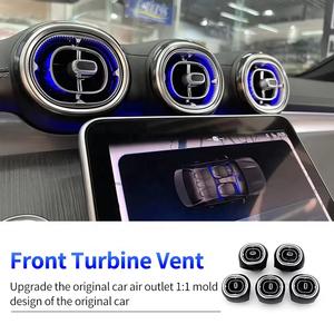 Rénovation intérieure de voitures personnalisée et en gros Tweeter rotatif 4D Kit de lumière ambiante multicolore pour Mercedes Benz GLC X254 - Product Image 6