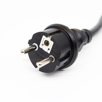 Euro 16A 250 Verlängerungskabel EU-Stecker IEC 3G1.5 Schuko-Stecker Wasserdichtes Stromkabel für Haushaltsgeräte & Industrieausrüstung