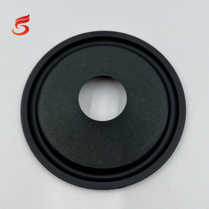 Loa phụ tùng Bộ phận khuếch đại loa phụ kiện <span class=keywords><strong>6</strong></span> <span class=keywords><strong>inch</strong></span> giấy nón sừng lưu vực cao su cạnh - Product Image 4