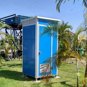 Toilettes mobiles préfabriquées, douches portables d'extérieur, unités sanitaires durables en conteneurs pour le Qatar, installation facile pour la construction - Product Image 5