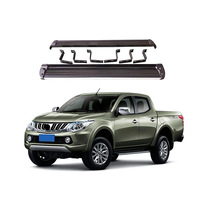 JOESHIER - Marchepieds latéraux en alliage d'aluminium de haute qualité, protection tout-terrain, ensemble complet pour Mitsubishi Triton L200