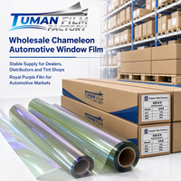 Película para Ventanas de Automóviles Tuman OEM, Embalaje en Cartón, Control de Calor, 72% VLT, Anti-UV, Pedidos al por Mayor, Stock Disponible para Concesionarios de Mercados Automotrices