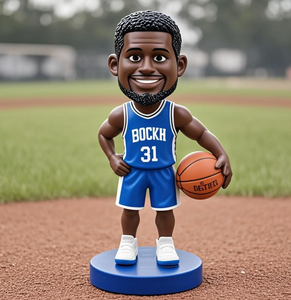 Custom Basketball Bobble Head <strong>Figurines</strong> Resin <strong>Athletes</strong> Home Decor Dolls - Product Image 1