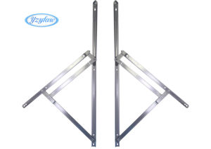 Deslizadores de Aço Inoxidável 304 Leves de 24 Polegadas com Ranhura Redonda de Latão para Janela de Batente - Product Image 2