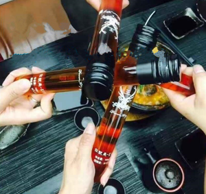 50ml 100ml Rỗng rõ ràng Glass Ống lọ kiểm tra <span class=keywords><strong>Mini</strong></span> rượu chai cao Borosilicate Glass Whiskey chai rượu vang bao bì bán số lượng lớn - Product Image 5