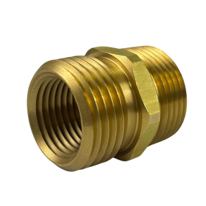 Adaptador de latón de 3/4" MH y 1/2" FIP a 3/4" MIP NPTF y 1/2" FIP, 2 roscas - Product Image 2