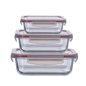 ชุดภาชนะบรรจุ Borosilicate สูง,ชุดเก็บอาหารแบบสุญญากาศพร้อมฝาปิดทนทาน - Product Image 6