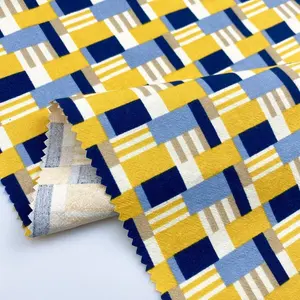 China textile liberty 16s custom print 180 gsm geometric shape 100% cotton poplin fabric