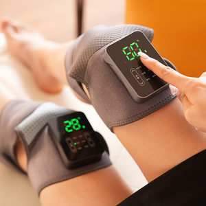 Werkseitige elektrische Smart-Touchscreen-Therapie Einstellbare beheizte Vibration Schulter arme Knie massage gerät Schmerz linderung mit Wärme - Product Image 6