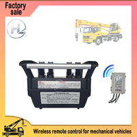 Télécommande industrielle à 4 boutons en ABS, 433 MHz, portée 500 m, étanche IP68 pour grues de camions et engins de construction