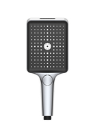 Pommeau de douche portatif ABS à 4 fonctions 106 x 138 mm avec buses en silicone Y10020