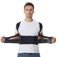 Support dorsal universel réglable, respirant, invisible, correcteur de posture sous les vêtements pour une utilisation quotidienne, redresse le dos