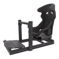 Profil en aluminium de base personnalisé 4080, cadre de simulation de course, châssis de jeu de voiture VR, simulateur de conduite de mouvement, cockpit de simulation de course DIY
