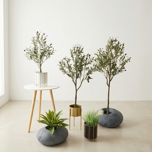 Árbol de Olivo Artificial Moderno, Planta Artificial para Interiores, Decoración para el Hogar, Oficina y Comercios - Product Image 1