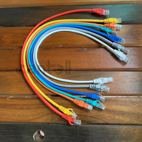 Cable de Red Cat5e Cat6 UTP FTP SFTP de Fábrica Cantell con MOQ Bajo, Cable de Conexión Cat5, Cable Ethernet con Conector RJ45, Cable LAN