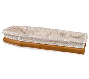 Forniture <span class=keywords><strong>Funebri</strong></span>: Rivestimento Classico in Raso Plissettato per Bara con Cuscino, Fodera per Bara Semplice, Rivestimento per Bara da Sepoltura per Grossisti - Product Image 1