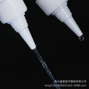 Botella de pigmento con boquilla puntiaguda blanca de 100 ml, envase de extrusión de tinta para pintura de color y dispensación de adhesivos, botella de plástico - Product Image 4