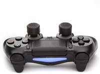 Sans transpiration 100% Silicone Précision Soulevées anti-dérapant En Caoutchouc Stick Analogique Poignées Pour Manette Xbox One (8 poignées) NOIR