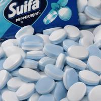 Custom Halal Long-lasting SugarFree Mint Candy Bulk Strong Cooling Peppermint Vitamin Private Label Tablet Natural Xylitol Mints