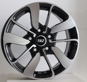 Trz 15 16 17inch bánh xe bánh xe hợp kim vành nhà máy bán buôn 5x114.3 4x100 xe bánh xe vành cho Nissan Honda Hyundai Kia Mazda - Product Image 1