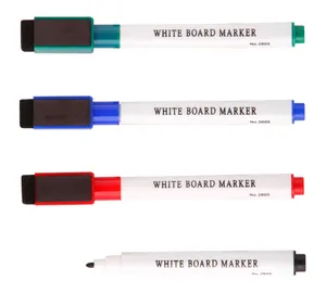सूखी पोंछते मार्करों ब्रश टिप्स के साथ चुंबकीय व्यामार्जनीय Whiteboard मार्कर पेन भित्तिचित्र उपकरण